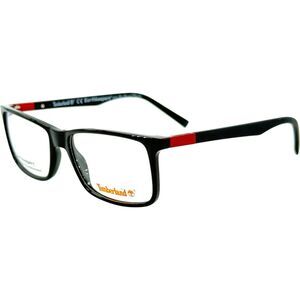 Timberland TB1650  Mens Plastic Eyeglass Frame 001 Shiny Black  55-16